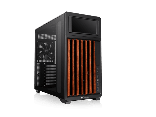 Thermaltake TR300 WS; Preinstalled 6.0 Inch LCD Screen; Wood Trim;
