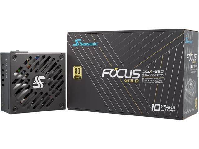 Seasonic FOCUS SGX-650, , , SFX-L Form Factor, Compact Size, Fan Control in Fanless, Silen