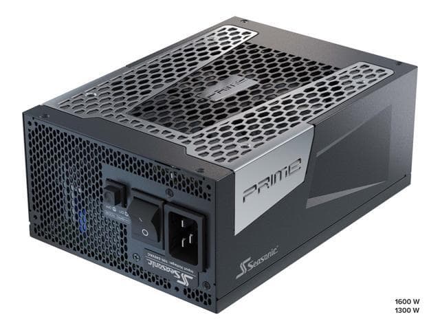 Seasonic PRIME TX-1600, , ATX Form Factor, , Low Noise, Premium Japanese Capacitor, 12 Yea