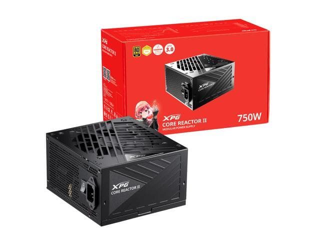 XPG CorereactorII 750W & - - and GOLD Certified - 100% Japanese 105°C Capacitors...