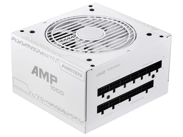 Phanteks AMP 1000W V2 White Edition, ATX , 12VHPWR Included, , Hybrid Mode, Silent fan, Re