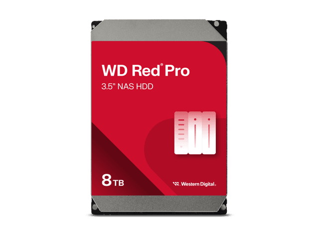 WD Red Pro 8TB 7200 RPM 256 MB