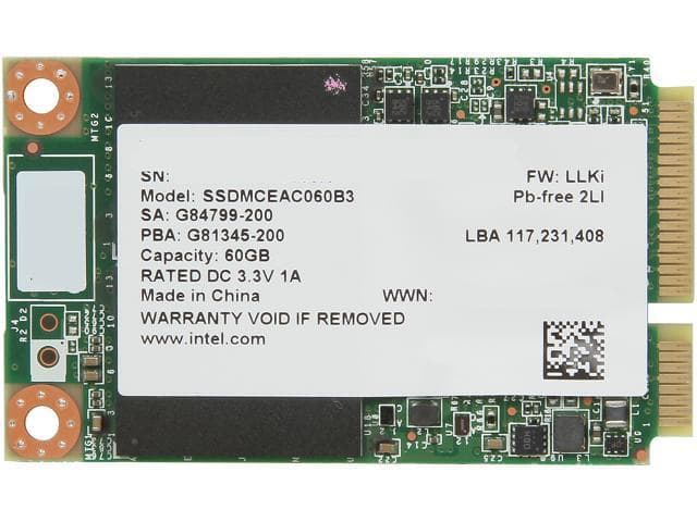 Intel 525 Series 60GB