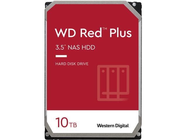 WD Red Plus 10TB 5400 RPM 256 MB