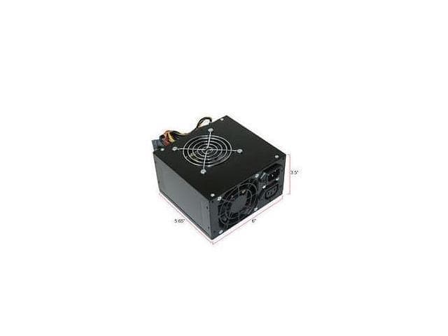 PoWork RED-X 650W-Max ATX with 12cm Fan, 20/24-Pin, SATA & PCIe