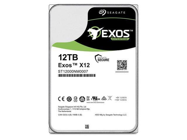 Seagate Exos 12TB 7200 RPM 128 MB