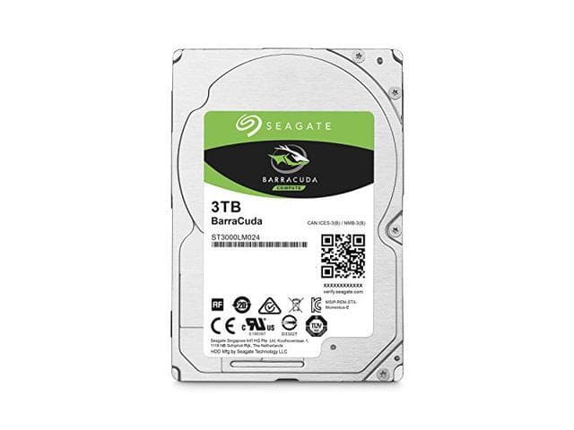 Seagate BarraCuda 3TB 5400 RPM 128 MB