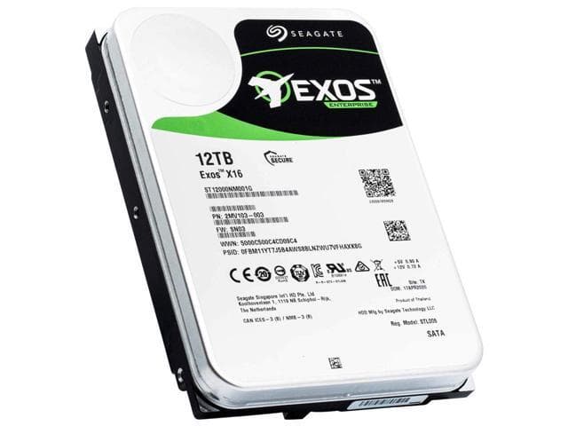 Seagate Enterprise Exos X16 12TB 7200 RPM