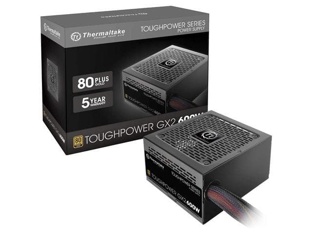 Thermaltake Toughpower GX2 600W SLI/Crossfire Ready Continuous Power ATX 12V V2.4/EPS V2.9