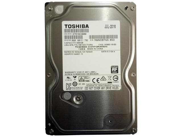 Toshiba DT01ACA050 500GB
