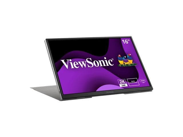 ViewSonic VG1656-2K WQXGA 1600p with 2 Way Powered 65W , and Built-in Stand with Smart Cov