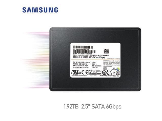 SAMSUNG SSD PM893 Solid State Drive 1920GB