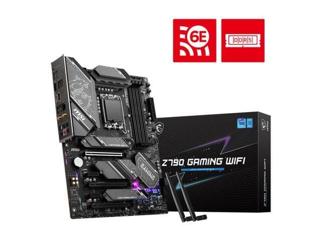 MSI Z790 GAMING WIFI D5 (LGA1700,DDR5, DrMOS 12+1+1 Enhanced Power Design,PCIe 4.0, 3x M.2