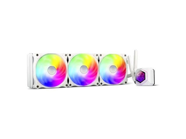 SilverStone Technology Permafrost PF360W-ARGB V2 White-Colored 360