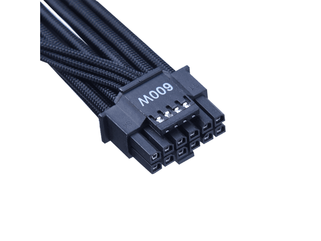 X-Enlazar Superior 600W (Gen 5.0) 12VHPWR Native Cable / Black / to Native Cable / Mesh Pa
