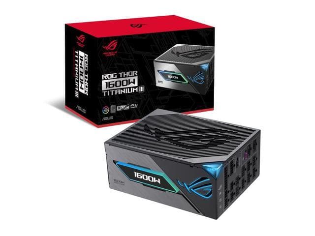 ASUS ROG Thor 1600W Titanium III ( Certified, , 0dB Mode, Magnetic OLED Display, Turbo...