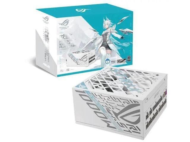 ASUS ROG STRIX 1000W Platinum Snow Edition,Gallium Nitride (GaN), Certified , Compatible w