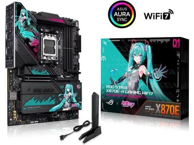 ASUS ROG STRIX X870E-H GAMING WIFI7 HATSUNE MIKU EDITION