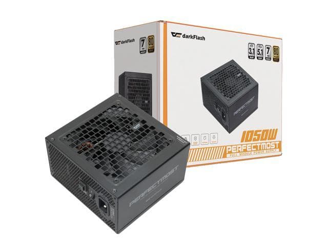 darkFlash PMT1050, , & Platinum Certified, & Ready, Direct-Connected...