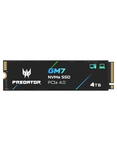 Acer Predator GM7 SSD: 4TB 7400 MB