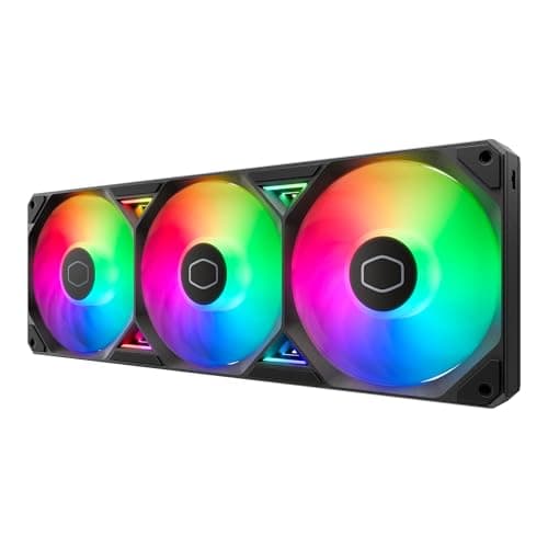 Cooler Master SickleFlow Edge 360 Single-Frame aRGB PC Case|Liquid Cooler Fan, 360, Single