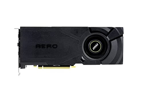 MSI NVIDIA GeForce RTX 2080 Ti AERO 11GB GDDR6 HDMI/2DisplayPort PCI-Express Video Card (R