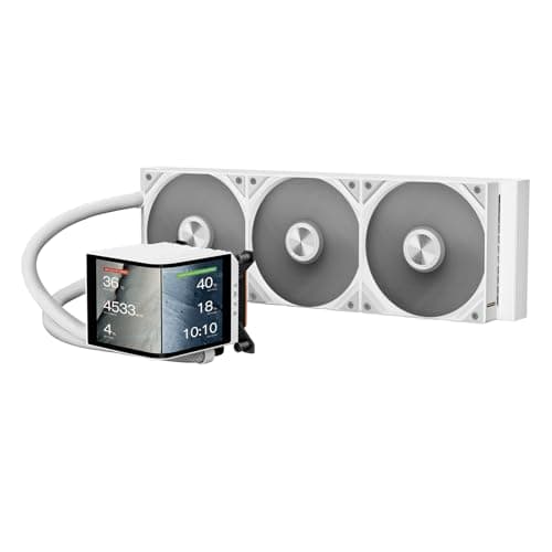 TRYX Panorama 360 White 360 AIO 6.5'' AMOLED Curved Screen 3D Anamorphic Effect Customizab
