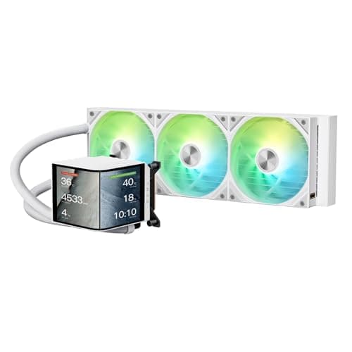 TRYX Panorama 360 ARGB White 360 AIO 6.5'' AMOLED Curved Screen 3D Anamorphic Effect Custo