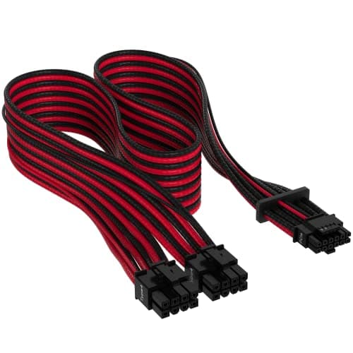 Corsair Premium 600W / Gen 5 12VHPWR Cable - Fits Type-4 PSUs via Dual 8-pin PCIe - Connec
