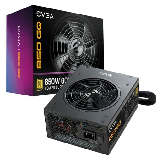 EVGA 850 GQ, , , EVGA ECO Mode, 5 Year Warranty, 210-GQ-0850-V1,Black