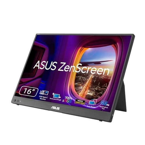 ASUS ZenScreen (MB16NCG) WQXGA , , , Power Pass Through, 100% , Auto Rotate, Tripod Socket