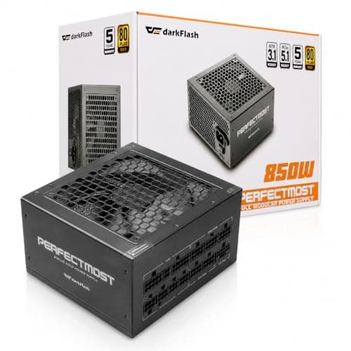darkFlash, PMT850 Certified Gaming PC, Native 12V-2x6 for RTX 5080 5070 Ti 4080, Japanes