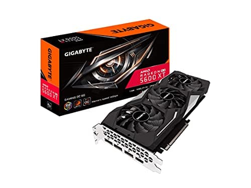 GIGABYTE Radeon RX 5600 XT Gaming OC 6G (Rev. 2.0) Graphics Card, PCIe 4.0, 6GB 192-Bit GD