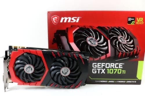 MSI Gaming GeForce GTX 1070 Ti 8GB GDRR5 256-bit HDCP Support DirectX 12 SLI Twin Frozr He