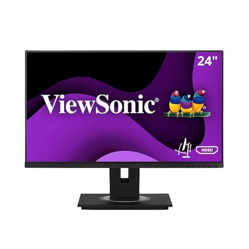 ViewSonic VG2448A , Display with Ultra-Thin Bezels for Smooth Home and Office Productivity