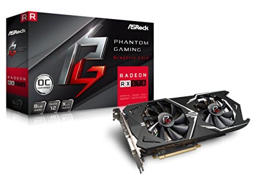ASRock Phantom Gaming X Radeon RX 570 DirectX 12 RX570 8G OC 8GB 256-Bit GDDR5 PCI Express