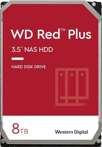 Western Digital WD Red Plus 8TB 5400 RPM 256 MB