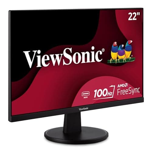 ViewSonic VS2247-MH , Refresh Rate for Smooth Home and Office Viewing, Technology, Thin Be