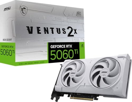 msi Gaming RTX 5060 Ti Ventus 2X OC White (