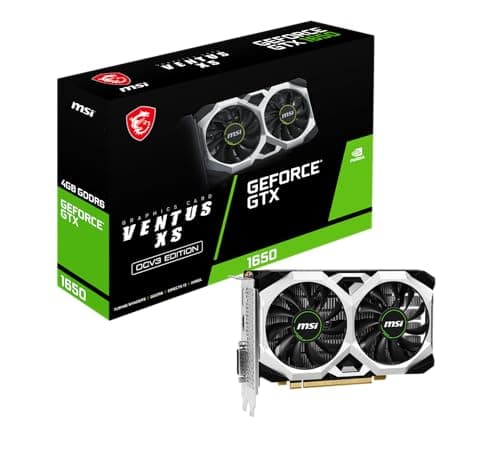 MSI Gaming GeForce GTX 1650 128-Bit HDMI/DP/DVI 4GB GDRR6 HDCP Support DirectX 12 VR Ready