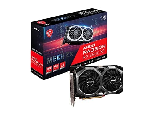MSI MECH Radeon RX 6600 XT 2X 8G OCV1 AMD 8 GB GDDR6