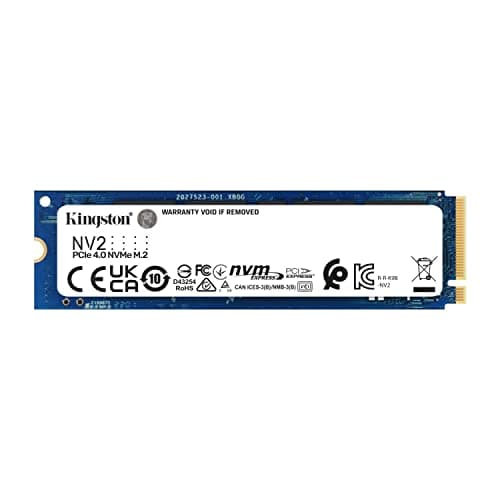 Kingston Technology 1000G NV2 M.2 2280 PCIe 4.0 NVMe