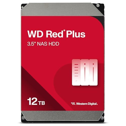 Western Digital WD Red Plus 12TB 7200 RPM 512 MB