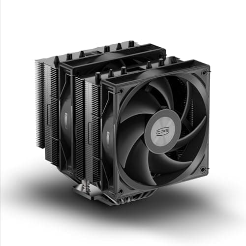 PCCOOLER CPU Air Cooler, 6 Heatpipes Dual-Tower Cooler with 120 PWM High-Pressure Fan, Nic