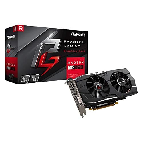 ASRock Phantom Gaming D Radeon RX 570 DirectX 12 RX570 4G 4GB 256-Bit GDDR5 PCI Express 3.