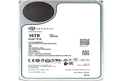 Seagate Exos X16 16TB 7200 RPM 256 MB
