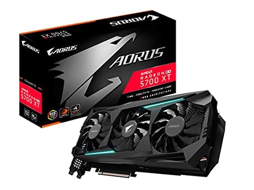 GIGABYTE AORUS Radeon RX 5700 XT 8G Graphics Card, PCIe 4.0, 8GB 256-Bit GDDR6, GV-R57XTAO