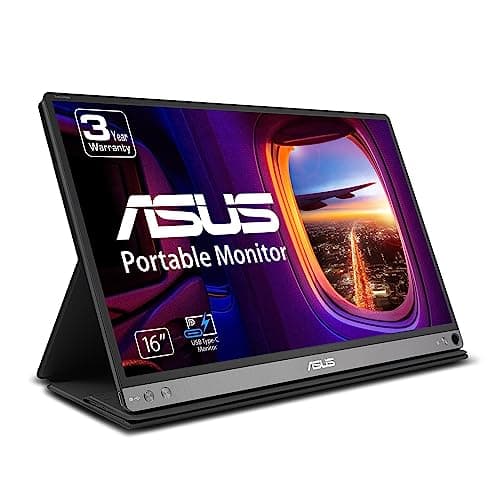 ASUS ZenScreen Portable USB (MB16AC) , , USB , , Smart Case, External Screen for Laptop, 3
