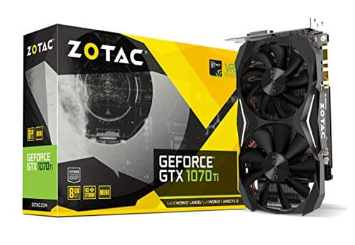 ZOTAC GeForce GTX 1070 Ti MINI 8GB GDDR5 256-bit Super Compact Gaming Graphics Card IceSto