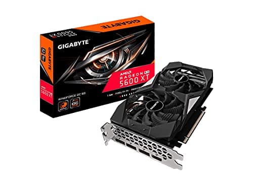 Gigabyte Radeon RX 5600 XT WINDFORCE OC 6G Graphics Card, Dual WINDFORCE Fans, 8GB 192-Bit